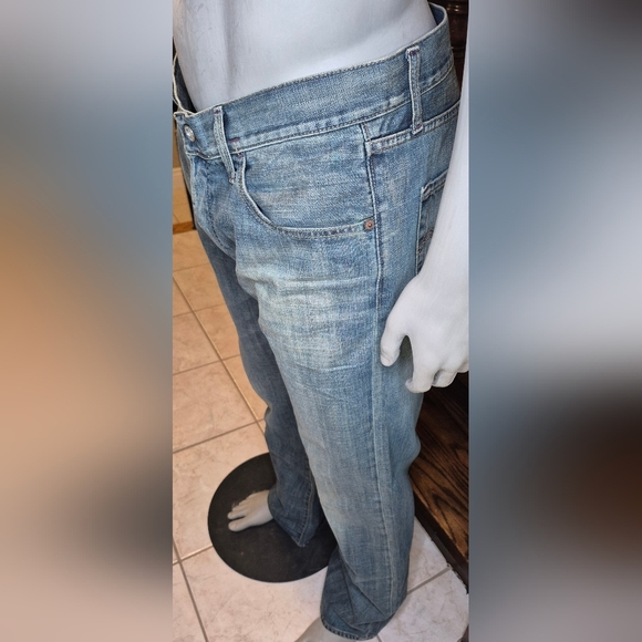 Energie Light Blue Denim Straight Jeans - Picture 6 of 9